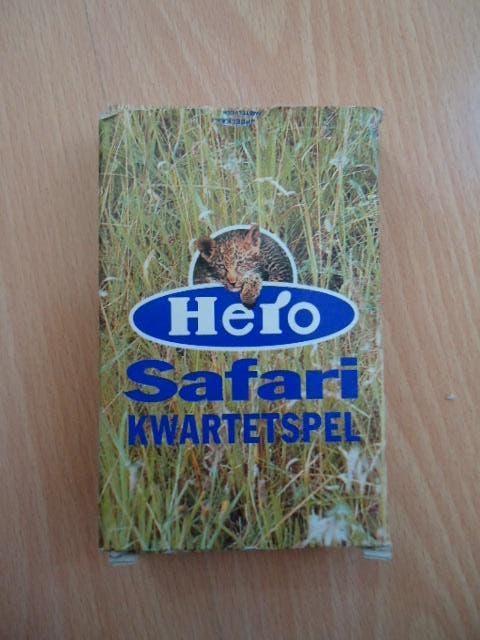 Hero (jam, frisdrank) Safari kwartetspel, Ophalen of Verzenden, Kwartet(ten)