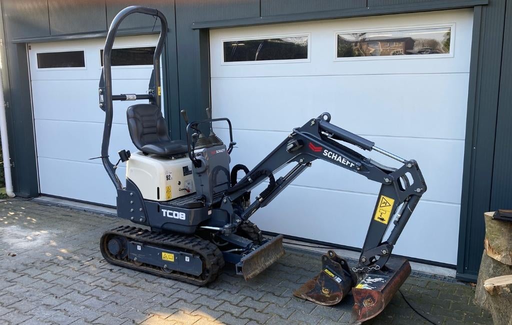 Minikraan minigraver Schaeff TC08 - Yanmar SV08 1t 230h, Zakelijke goederen, Machines en Bouw | Kranen en Graafmachines, Ophalen