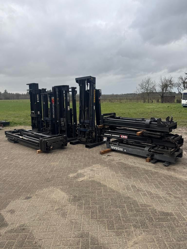 Hefmasten, verschillende types en gewichten, Ophalen, Gebruikt