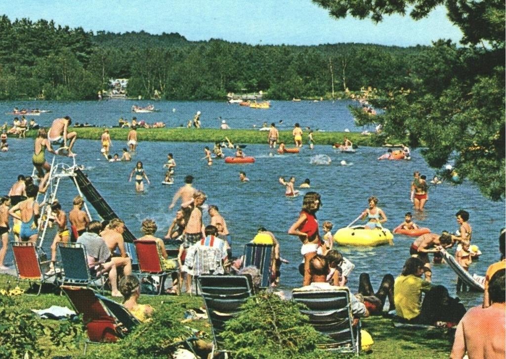 966729 Otterlo Gld 1978 Zwembad De Zanding Wel stempel geen, Ophalen of Verzenden, 1960 tot 1980, Gelopen, Gelderland