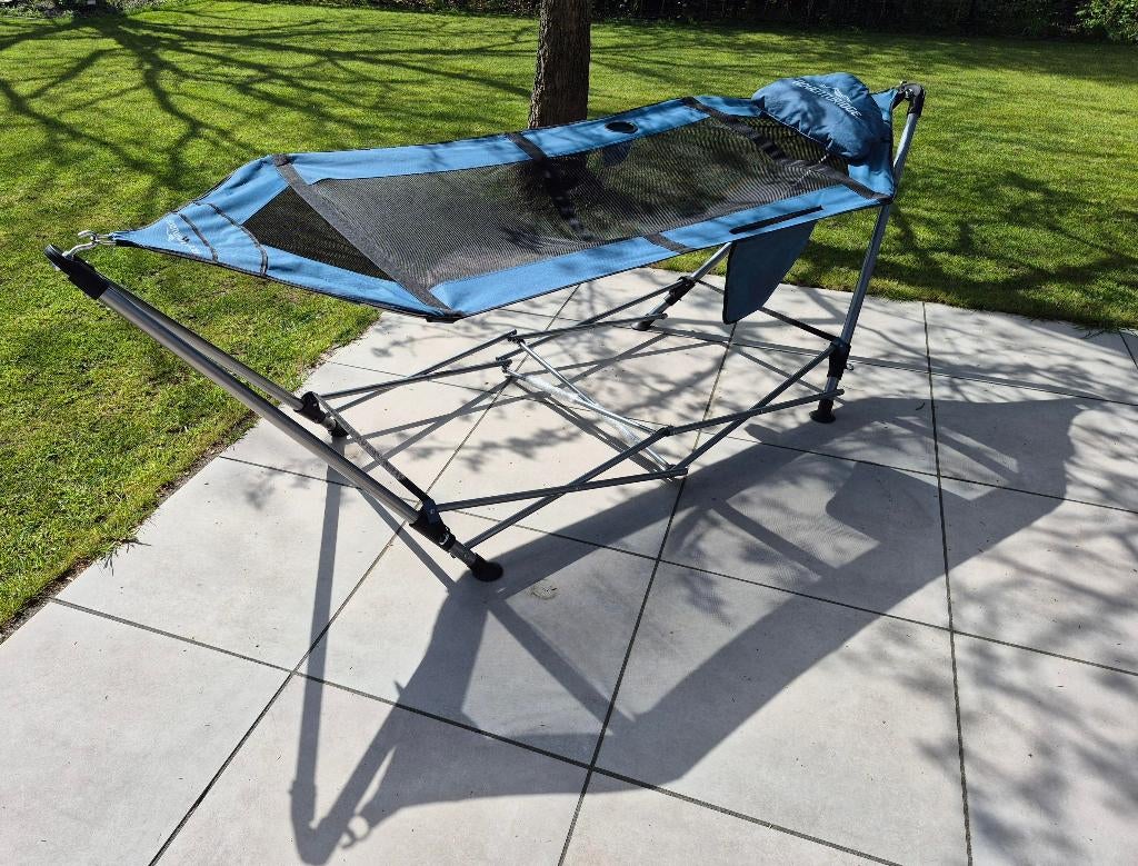 Hangmat met opvouwbaar frame - Nieuw in doos - Extra stevig, -, -, Nieuw, Ophalen of Verzenden