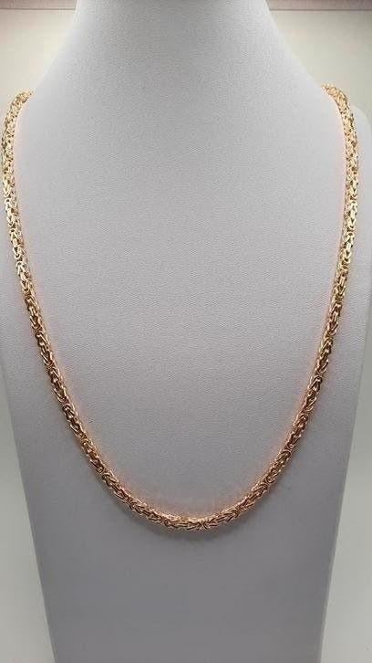 gouden Koningsketting 14kt, Www.bredajuwelier.nl, Nieuw, Ophalen of Verzenden, Www.bredajuwelier.nl