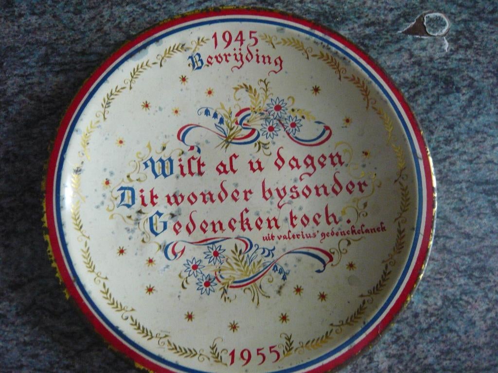 Bevrijdings Wandbordje, Verzamelen, Militaria | Tweede Wereldoorlog, Ophalen of Verzenden, Overige soorten, Nederland, Overige typen