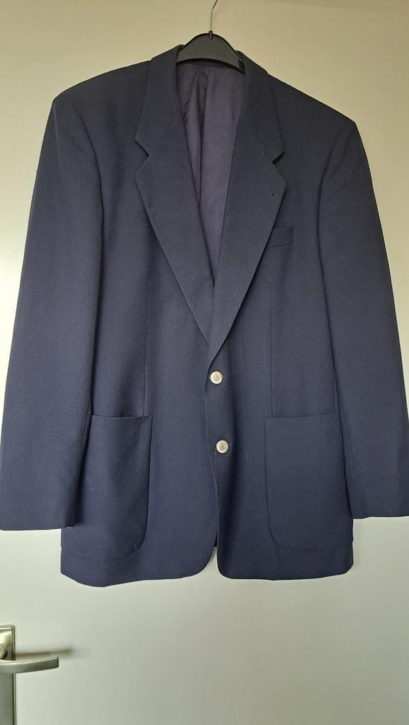 Donkerblauw colbert, maat 54, Maat 52/54 (L), Onbekend, Blauw, Ophalen of Verzenden