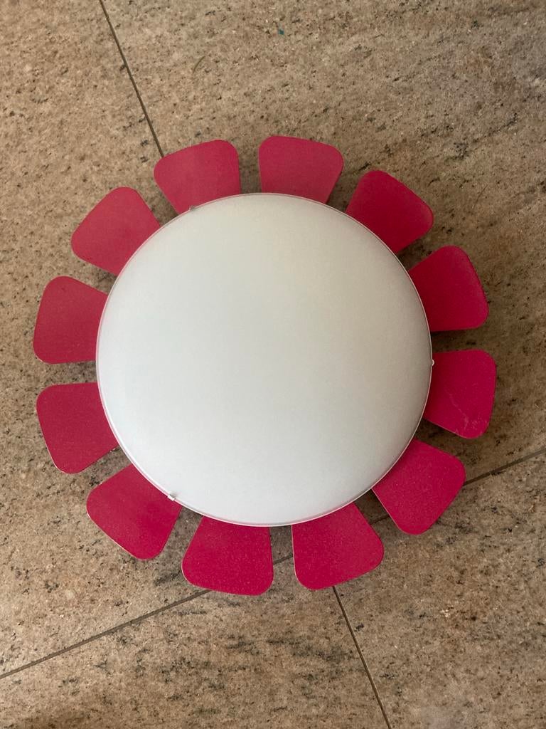Leuke Plafondlamp Kinderkamer - Bloemen Design, Ophalen of Verzenden, Zo goed als nieuw, Kunststof
