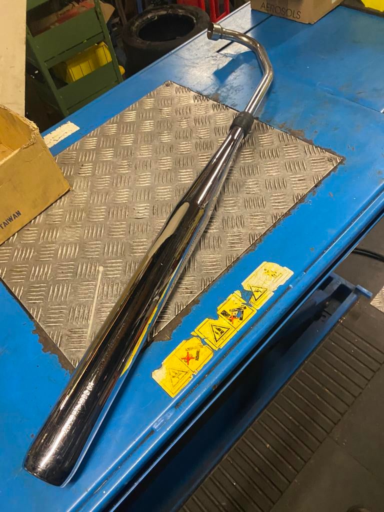 Uitlaat Boysen origineel 1206.07 met bocht en rubber Nieuw, Ophalen, Nieuw, Uitlaat