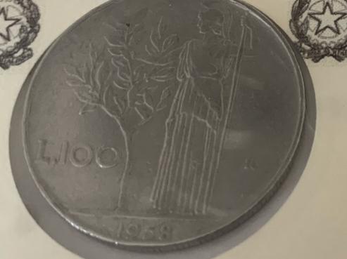 4 italiaanse munten 100 lire, Ophalen of Verzenden, Italië