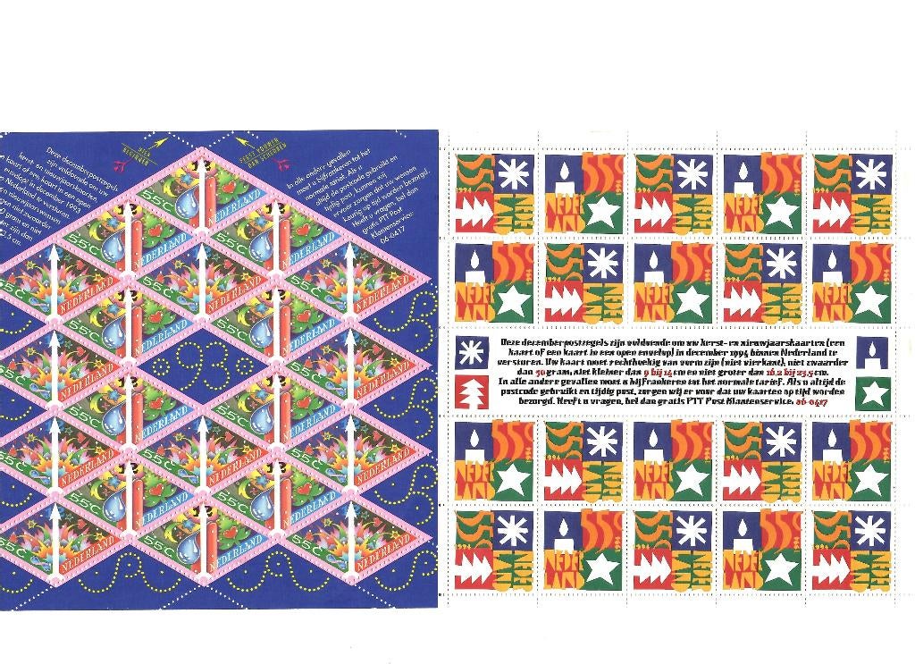 Postzegels, Decemberzegels, kinderpostzegels, Postzegels en Munten, Ophalen of Verzenden, Na 1940, Postfris