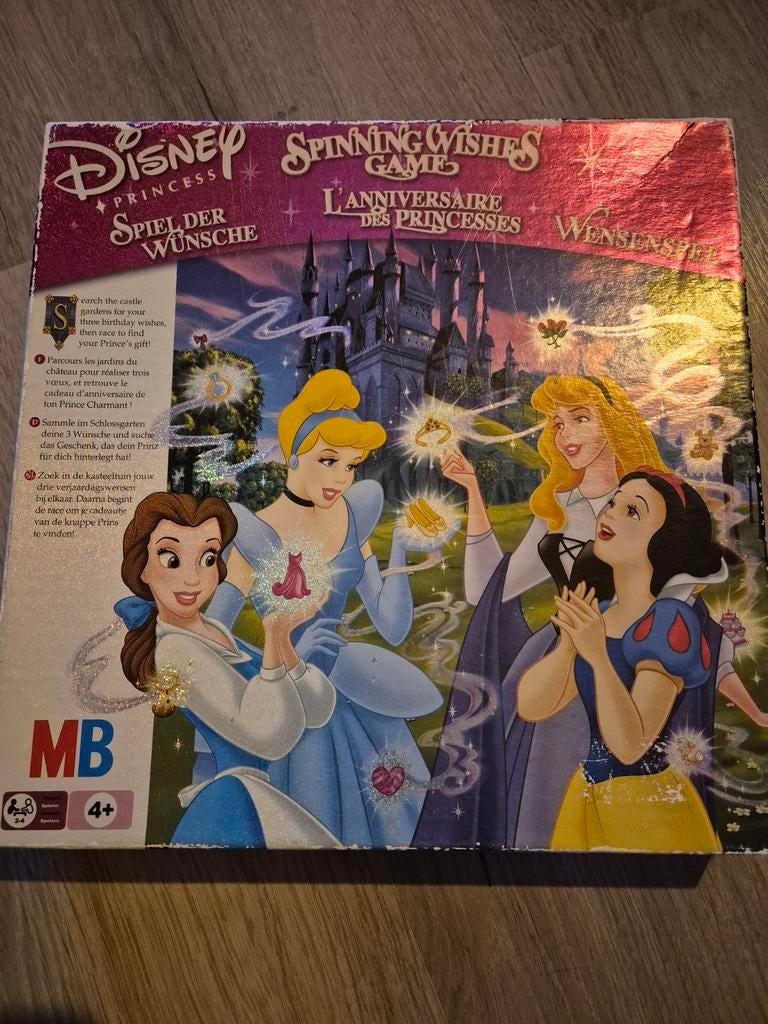 Disney Princess Wensenspel, Drie of vier spelers, Ophalen of Verzenden, Gebruikt