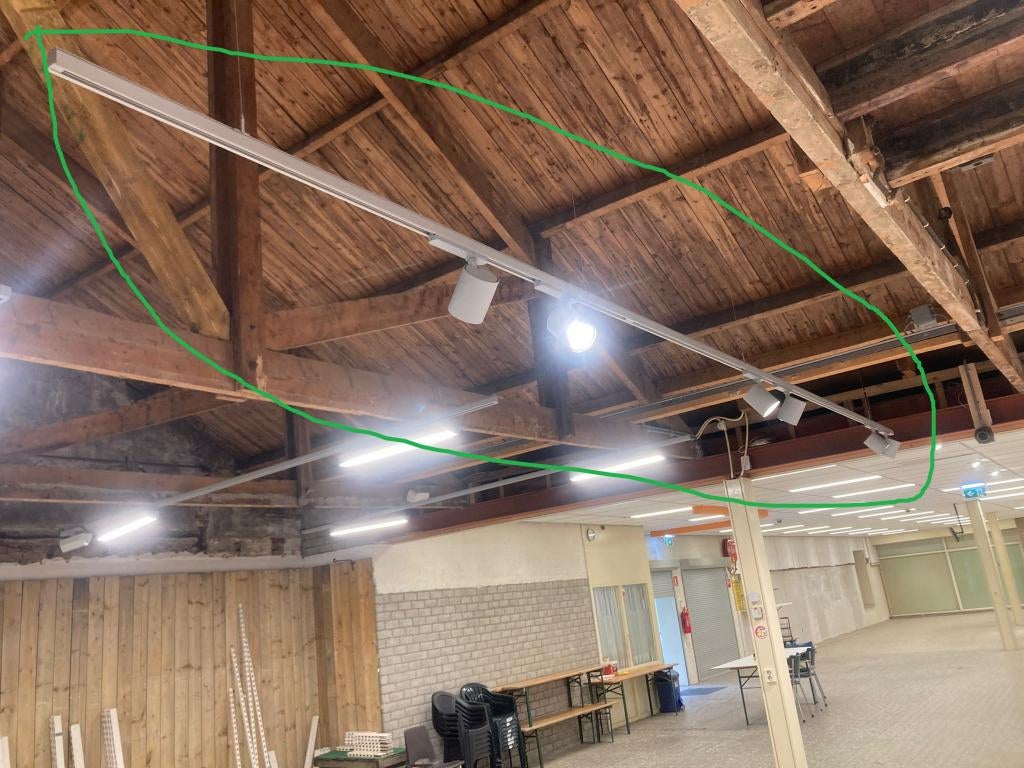 Philips xitanium LED Railspot 32W, Huis en Inrichting, Lampen | Spots, Metaal of Aluminium, Ophalen of Verzenden, Zo goed als nieuw