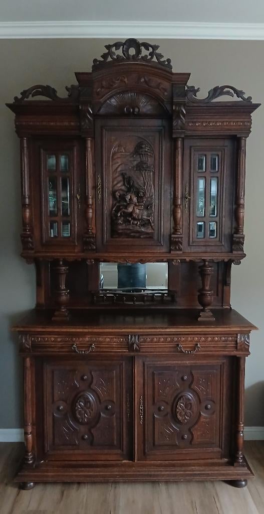 Oude franse jachtkast, Antiek en Kunst, Ophalen