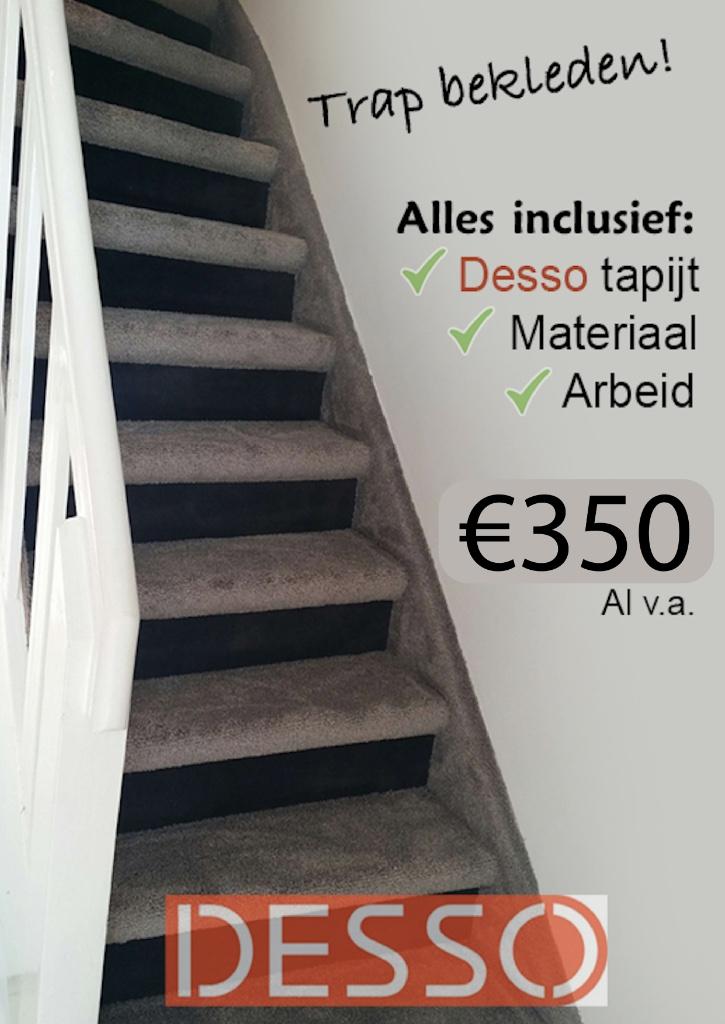Tijdelijk Trap Bekleden met Merk Tapijt al va €350!, Diensten en Vakmensen