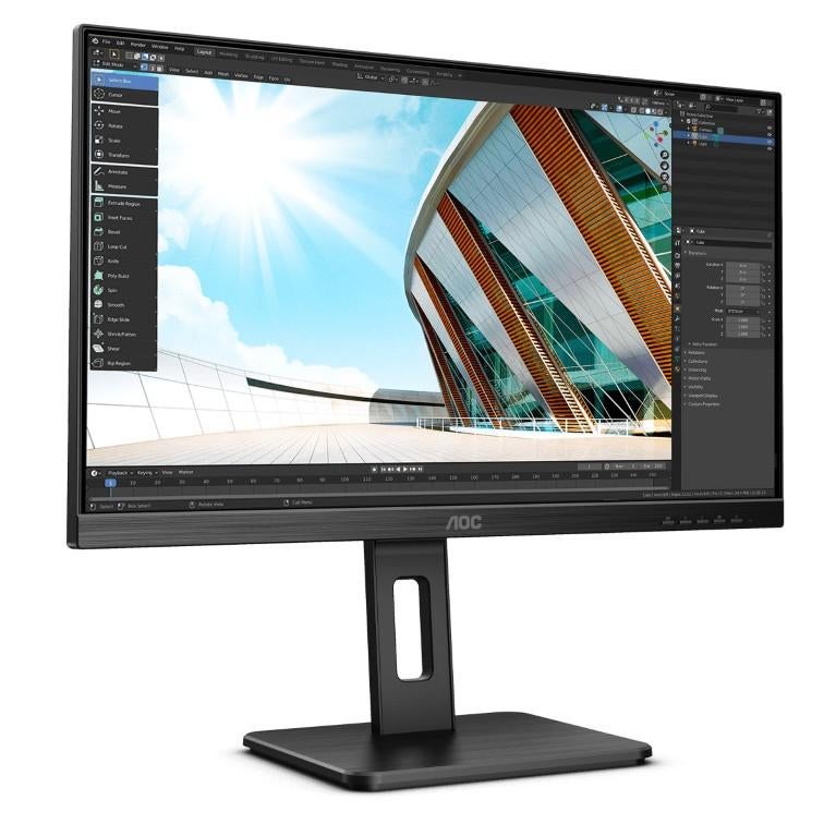 AOC 24P2Q - 24 inch Monitor, Computers en Software, Monitoren, IPS, In hoogte verstelbaar, Ophalen of Verzenden, Zo goed als nieuw