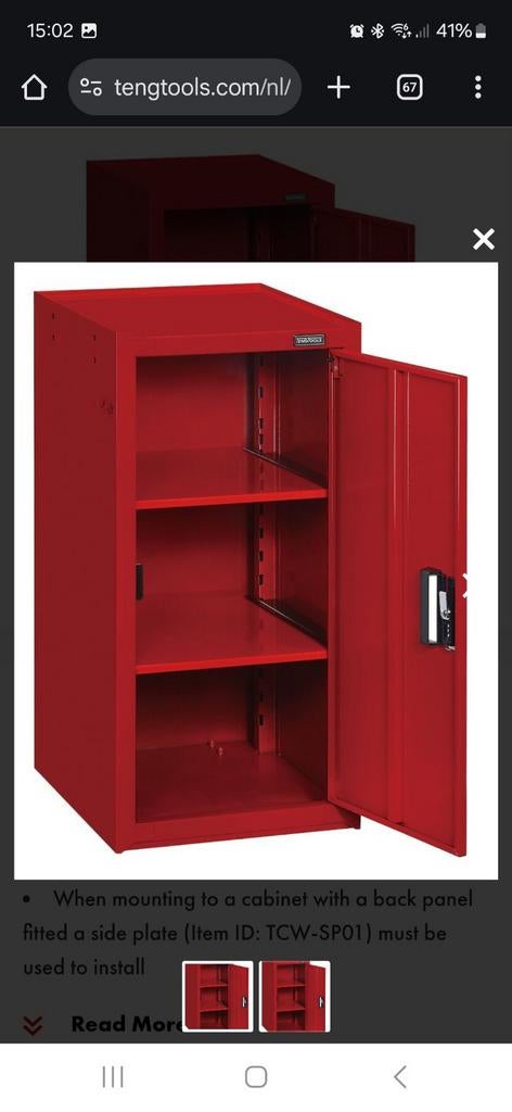 TengTools TCW-CAB03 zijkast - Nieuw in verpakking!, Ophalen, Nieuw