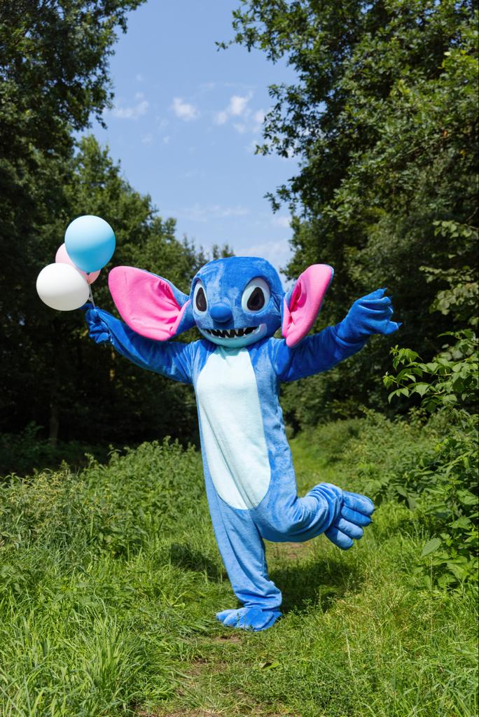 Stitch Mascotte te Huur!, Ophalen of Verzenden, Nieuw, Pak of Jurk