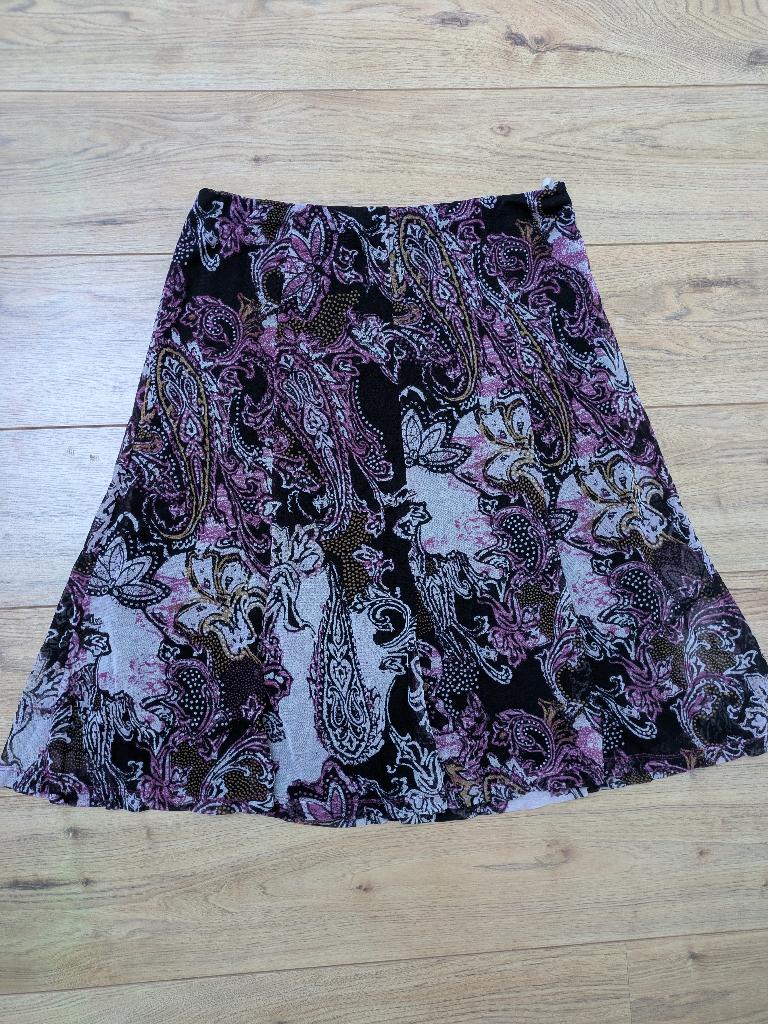Mexx kleurige rok maat XL vintage, Mexx, Verzenden, Paars, Maat 42/44 (L)