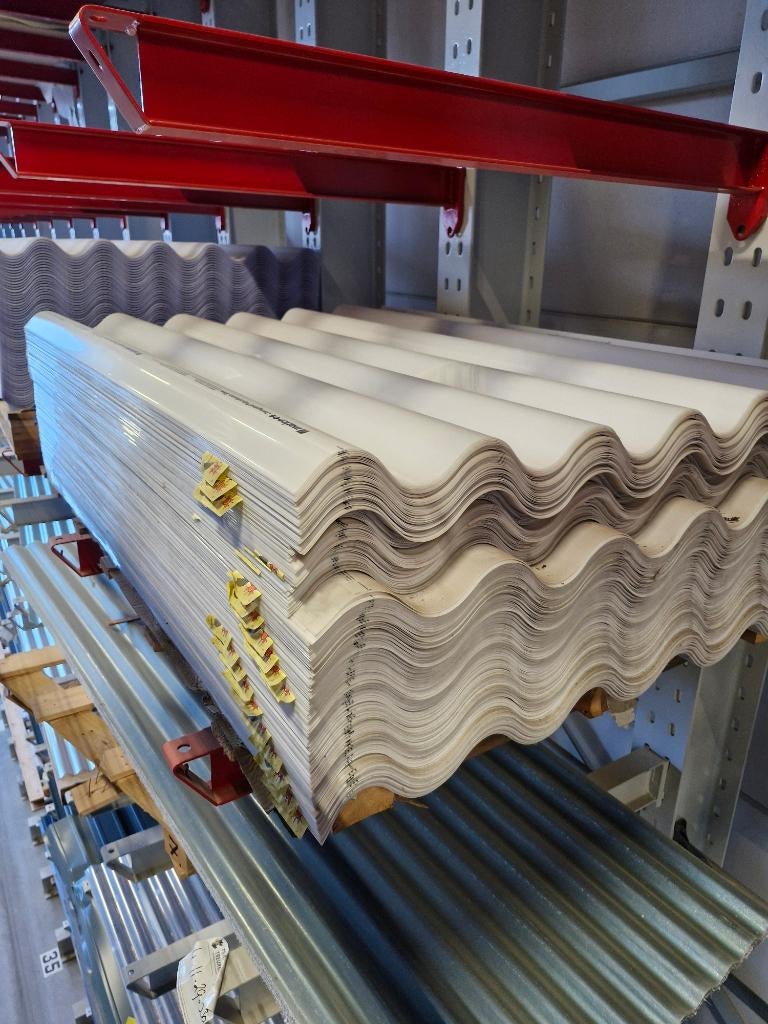 lichtdoorlatende golfplaat opaal polycarbonaat kunststof, Ophalen, Nieuw, Minder dan 180 cm, Overige typen