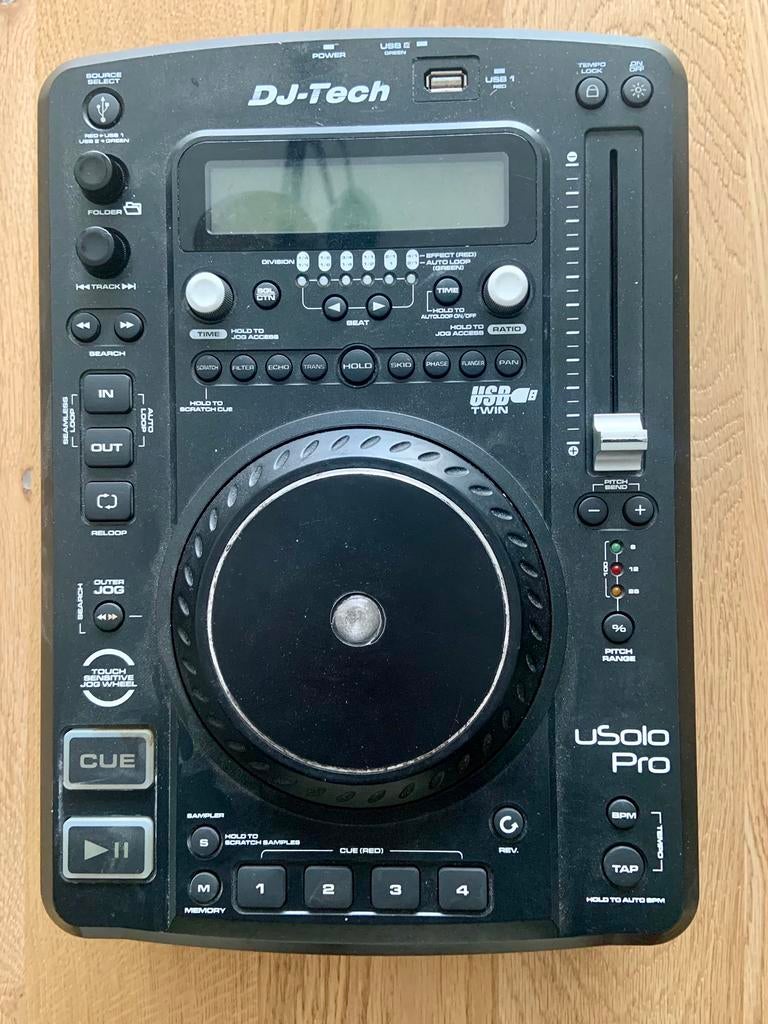DJ Tech uSolo Pro tabletop USB speler, Ophalen of Verzenden, Zo goed als nieuw, Dj-set, Overige merken
