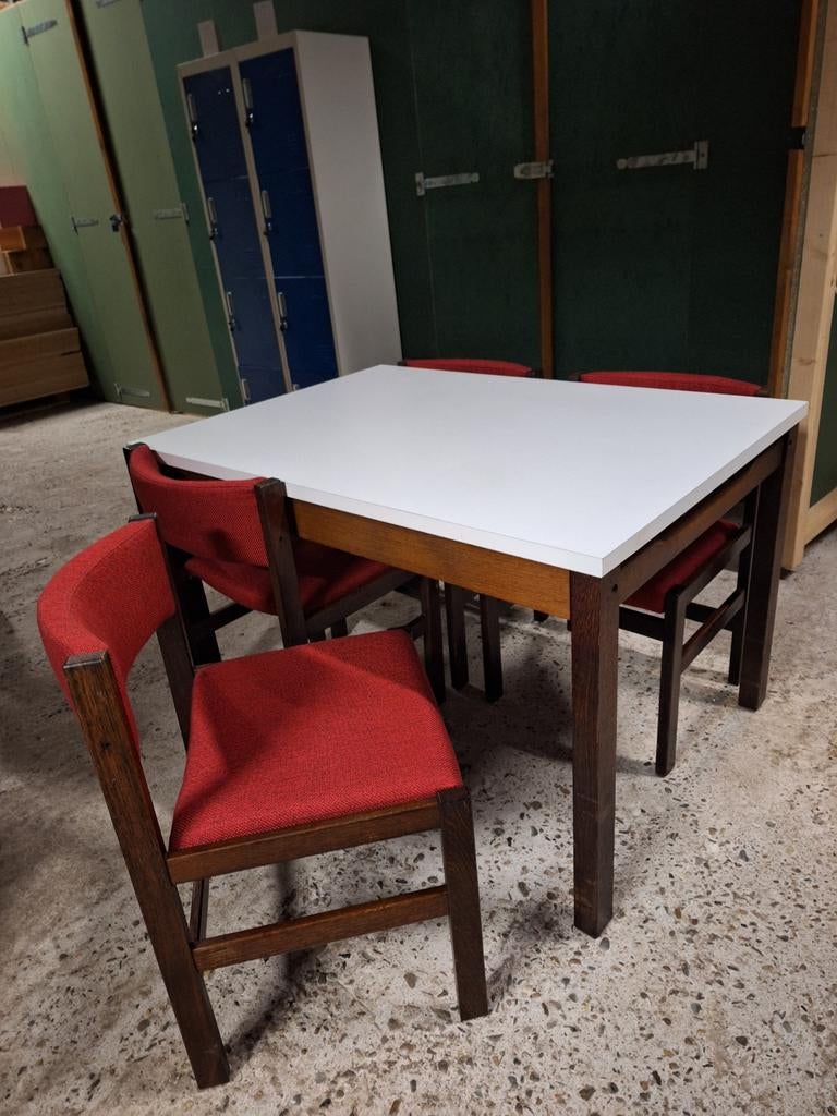 Vintage retro eethoek stoelen tafel Cees Braam Pastoe, Huis en Inrichting, Complete eetkamers, Ophalen, Gebruikt, Vintage, 4 tot 6 stoelen