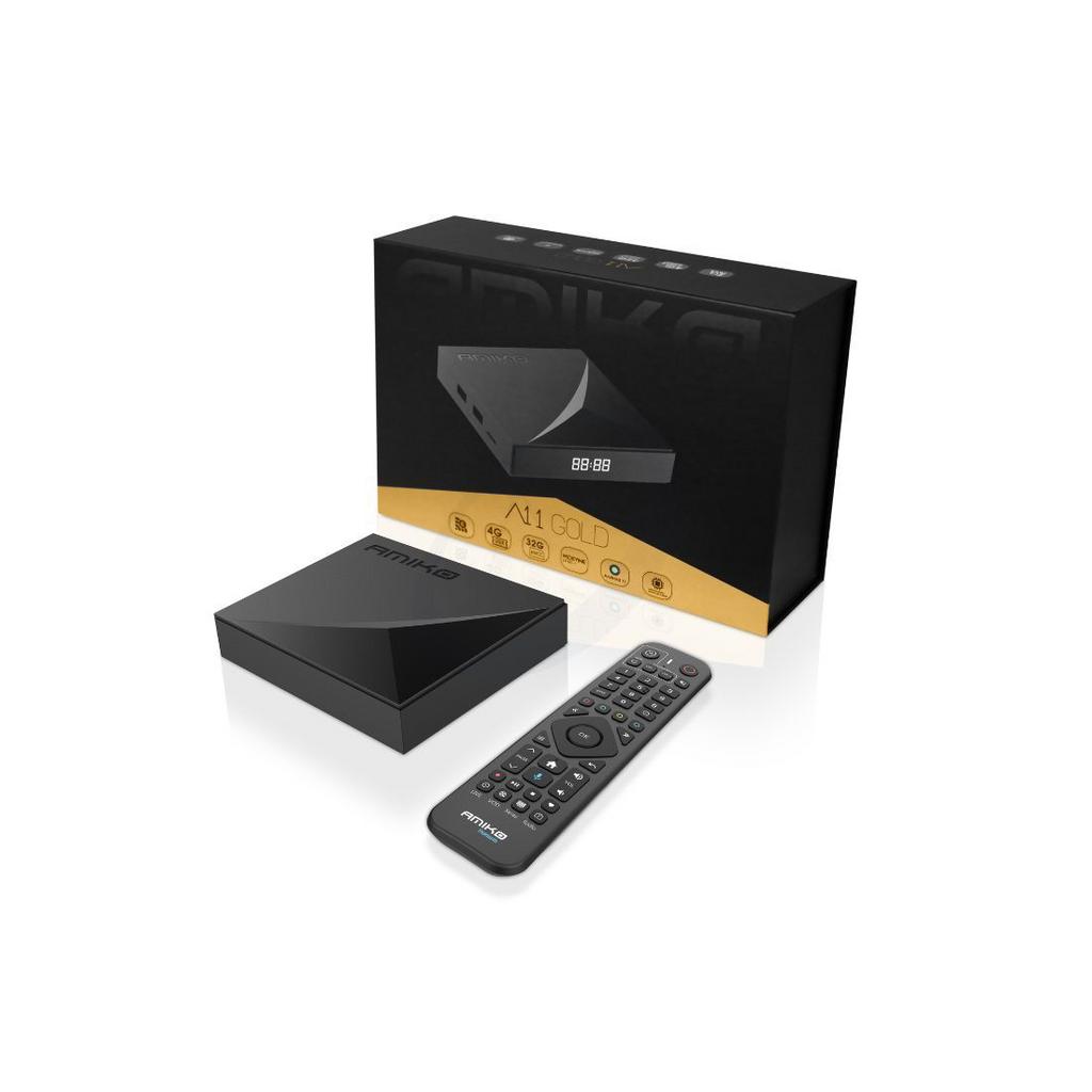 Amiko A11 Gold set top box nieuw!!, Ophalen of Verzenden, Nieuw, HDMI, Minder dan 500 GB