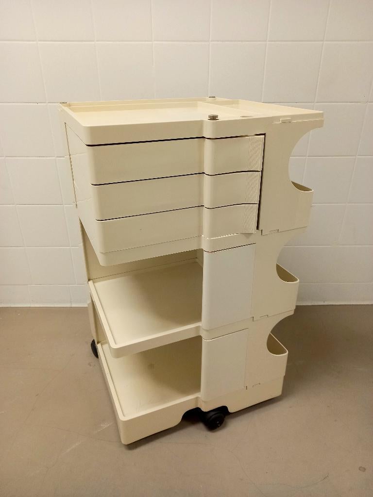Joe Colombo voor Bieffeplast Padovo Italia - Boby Trolley, Huis en Inrichting, Kasten | Ladekasten, Ophalen, 50 tot 100 cm, Zo goed als nieuw