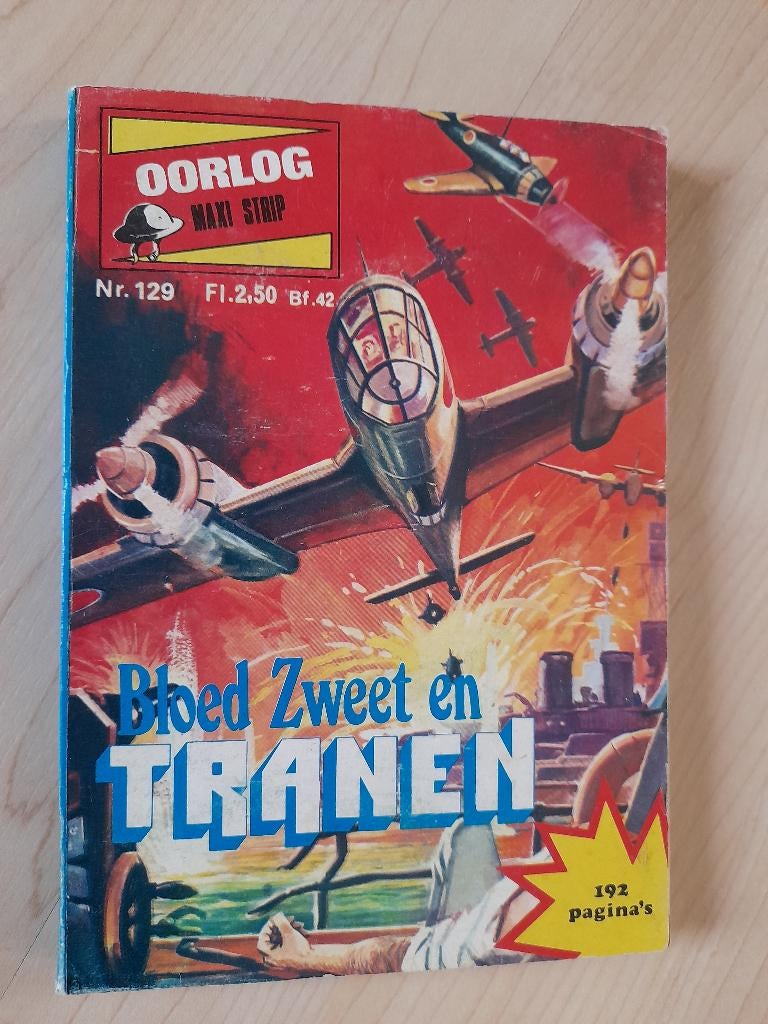 OORLOG MAXI STRIP 129 BLOED ZWEET EN TRANEN, Eén stripboek, Ophalen of Verzenden, Gelezen