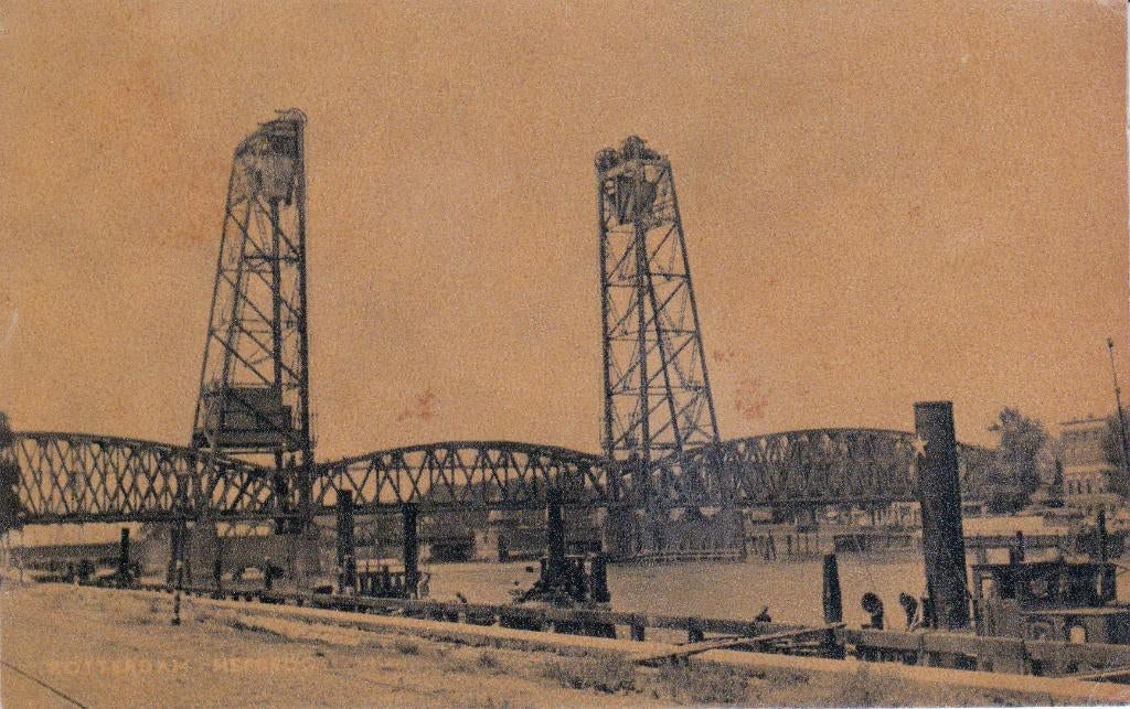 03708 Rotterdam - Hefbrug, Verzamelen, Ansichtkaarten | Nederland, Ongelopen, Zuid-Holland, 1940 tot 1960, Verzenden