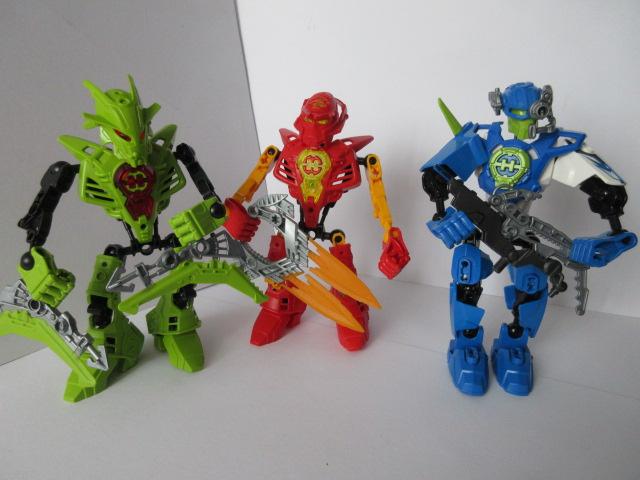 7165, 7167, 7169, 3 Hero Factory sets., Ophalen of Verzenden, Zo goed als nieuw, Complete set, Lego