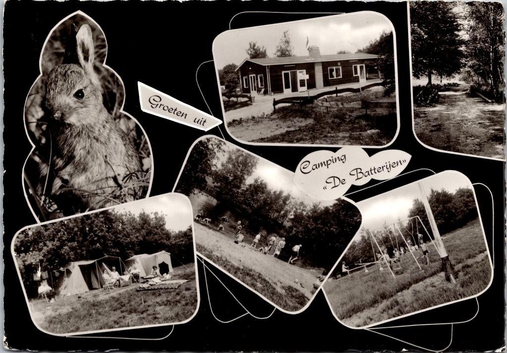 Ederveen - Camping de Batterijen, Ophalen of Verzenden, 1960 tot 1980, Gelopen, Gelderland