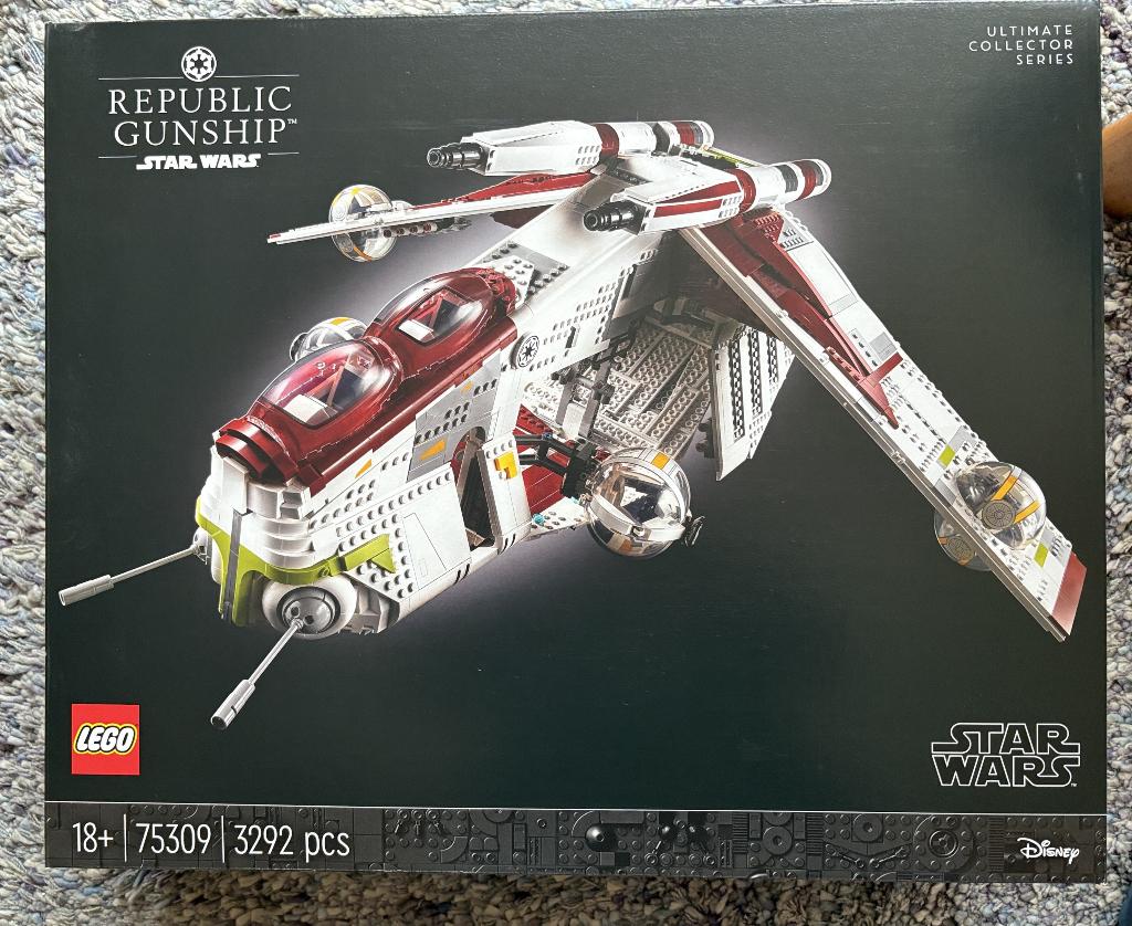 lego 75309 Star Wars Republic gunship NIEUW, Lego, Lego, Complete set, Nieuw