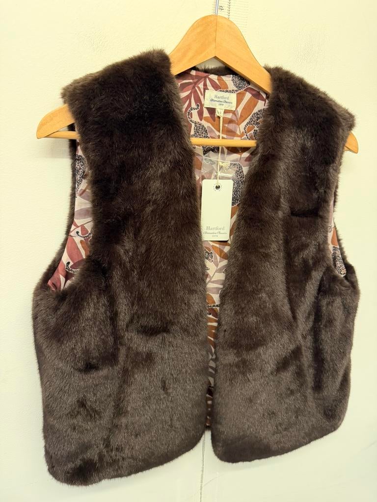 Nieuw Hartford Vobby vest M, Verzenden, Nieuw, Bruin