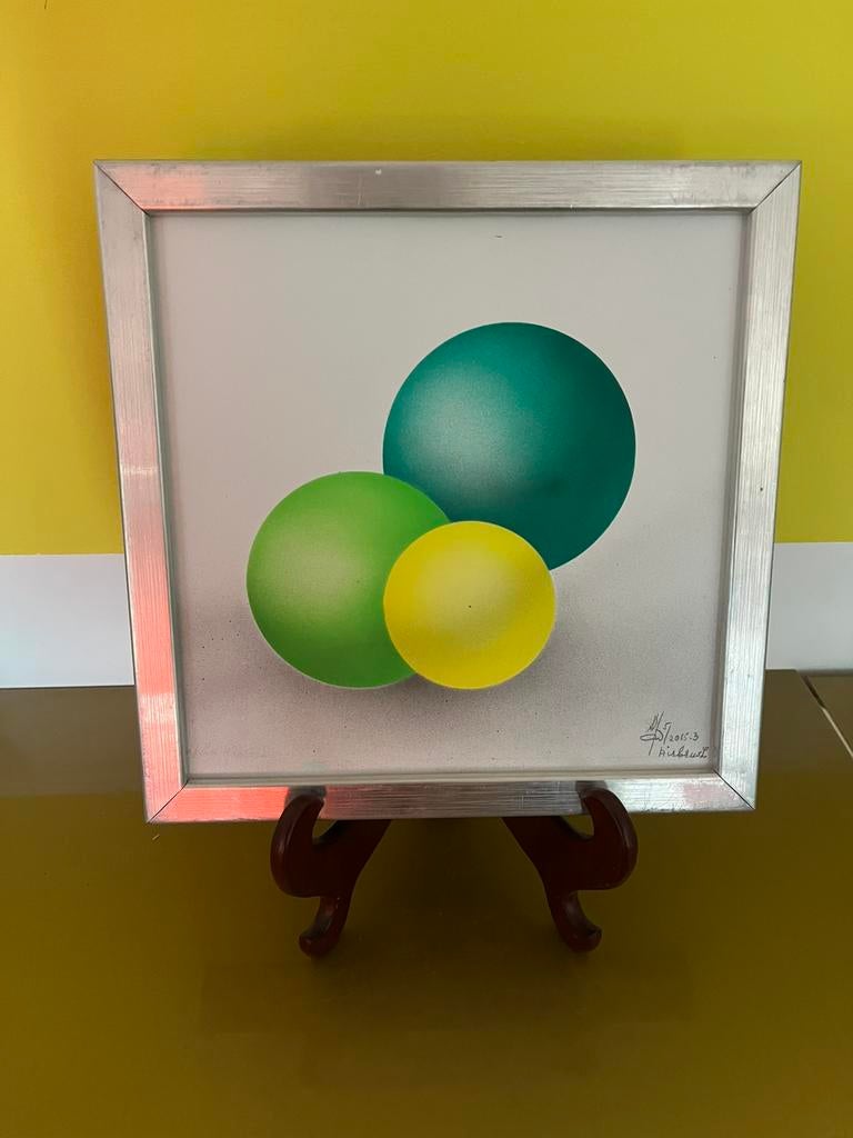 AIRBRUSH KUNSTAFBEELDING.  —.MARIANNE TWIJNSTRA?., Ophalen of Verzenden