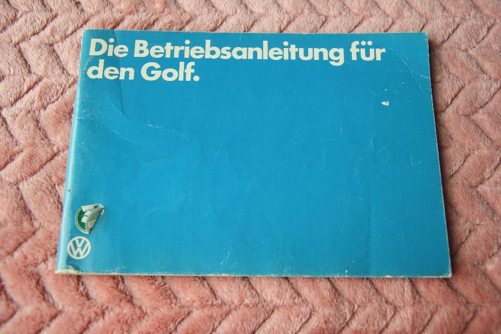 instructieboekje Golf 1981, Ophalen of Verzenden