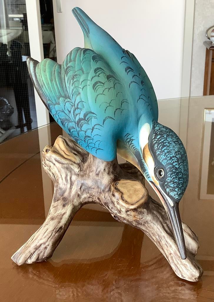 Royal Dux - IJsvogel-  Royal Dux Bohemia - Biscuit, Ophalen of Verzenden, Zo goed als nieuw, Dier