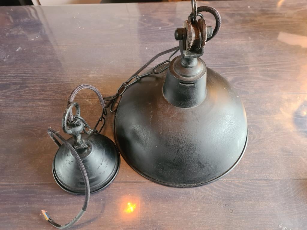 Nette Duijs Trading Hanglamp - industrieel / landelijk, Ophalen of Verzenden, Zo goed als nieuw, Metaal, Minder dan 50 cm
