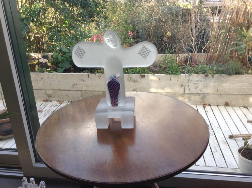 Kosta Boda, 'ICARUS' van Bertil Vallien, Glaskunst, Antiek en Kunst, Ophalen of Verzenden