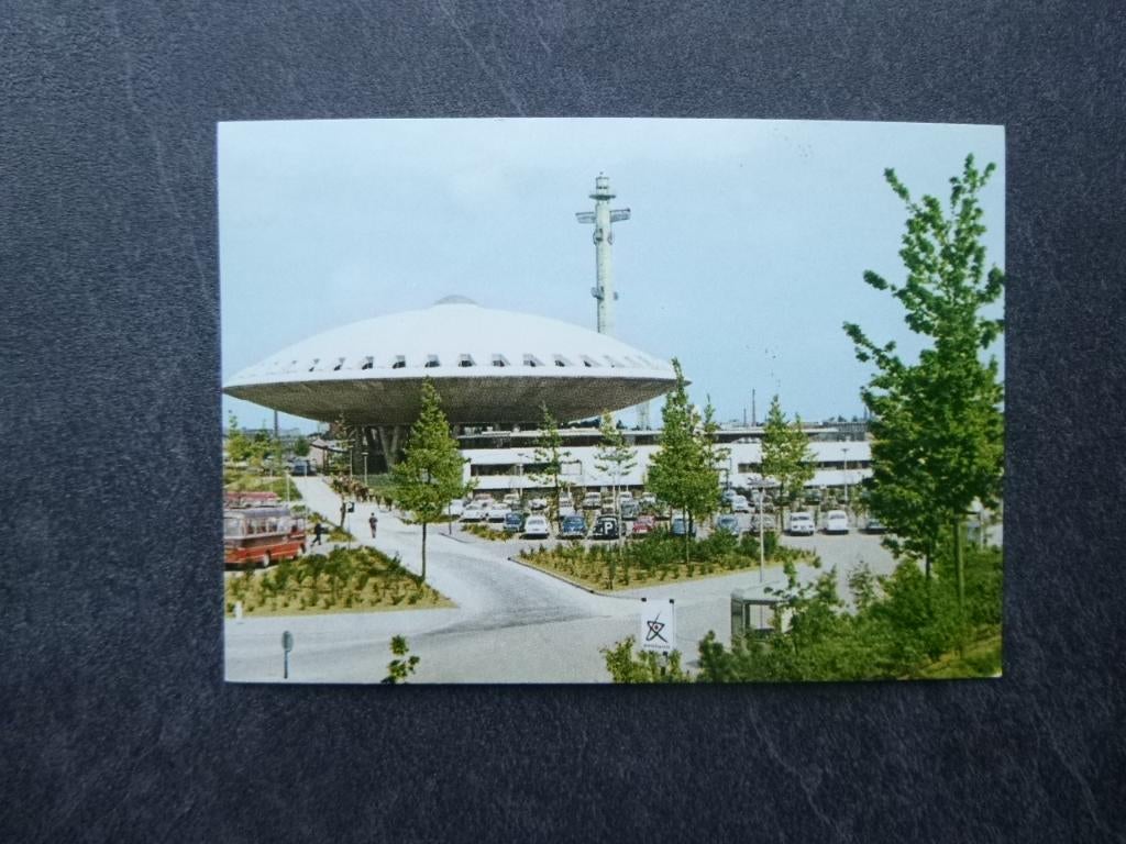Eindhoven, Evoluon/auto, Ophalen of Verzenden, 1980 tot heden, Ongelopen, Noord-Brabant