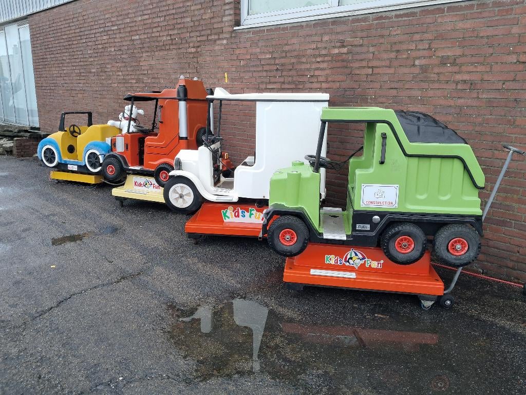 Kiddy rides, Ophalen, Gebruikt