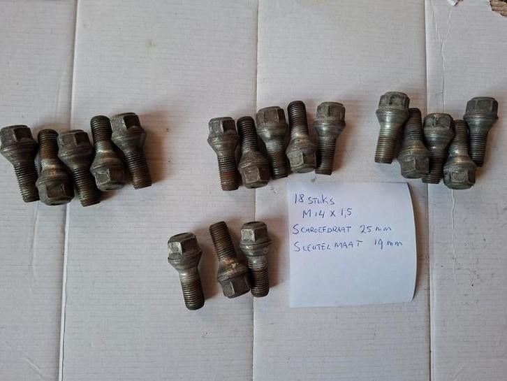 18 Wielbouten M14  VW, ,Audi ,Seat, Ophalen of Verzenden