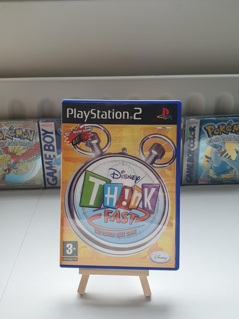 Disney Think Fast! PS2 - Quiz Game, Spelcomputers en Games, Games | Sony PlayStation 2, Puzzel en Educatief, N/A, Eén computer
