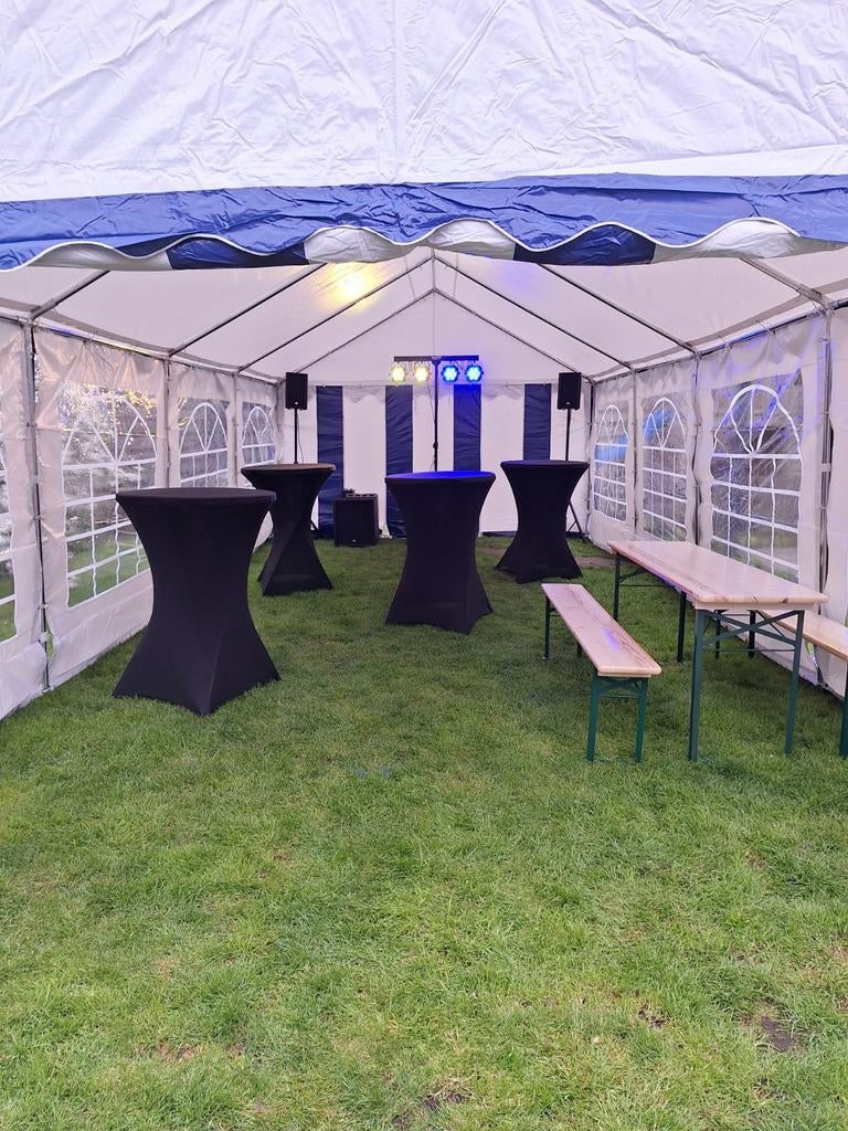 Statafels / bierbanken Te Huur, Ophalen of Verzenden, Zo goed als nieuw