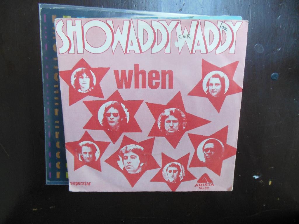 single showaddywaddy when 45rpm jukebox vinyl record 7inch, Gebruikt, 7 inch, Single, Ophalen of Verzenden