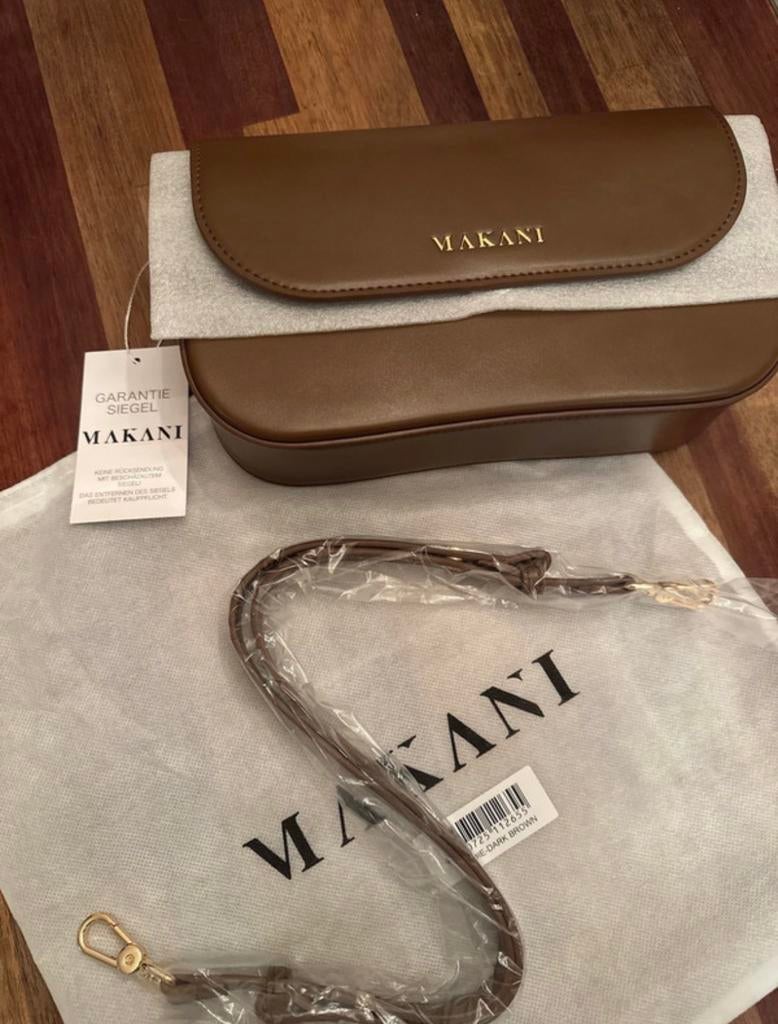 Makani Chloe Handtas Bruin- Nieuw!, Verzenden, Nieuw, Bruin, Handtas