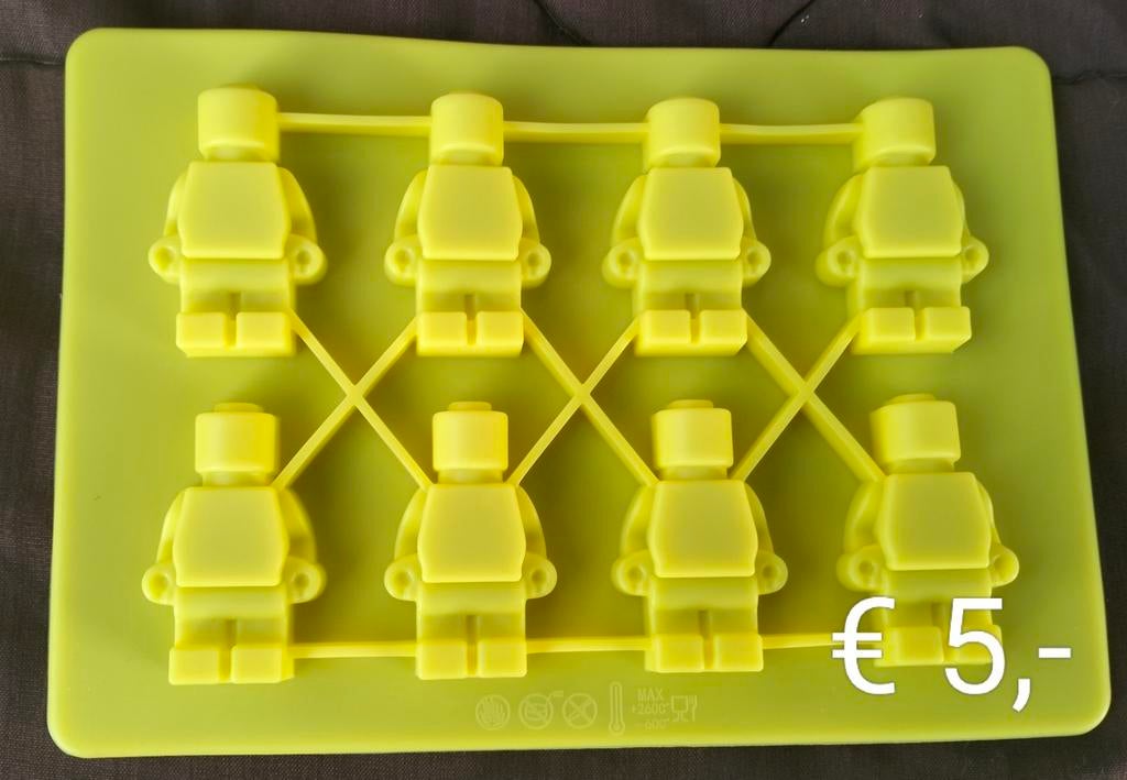 8 Lego poppetje mal, Hobby en Vrije tijd, Ophalen of Verzenden, Nieuw, Taarten of Cupcakes, Versiering