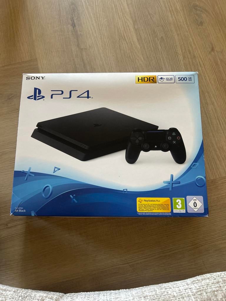 PlayStation 4 Slim, Ophalen, 500 GB, Zo goed als nieuw, Met 1 controller