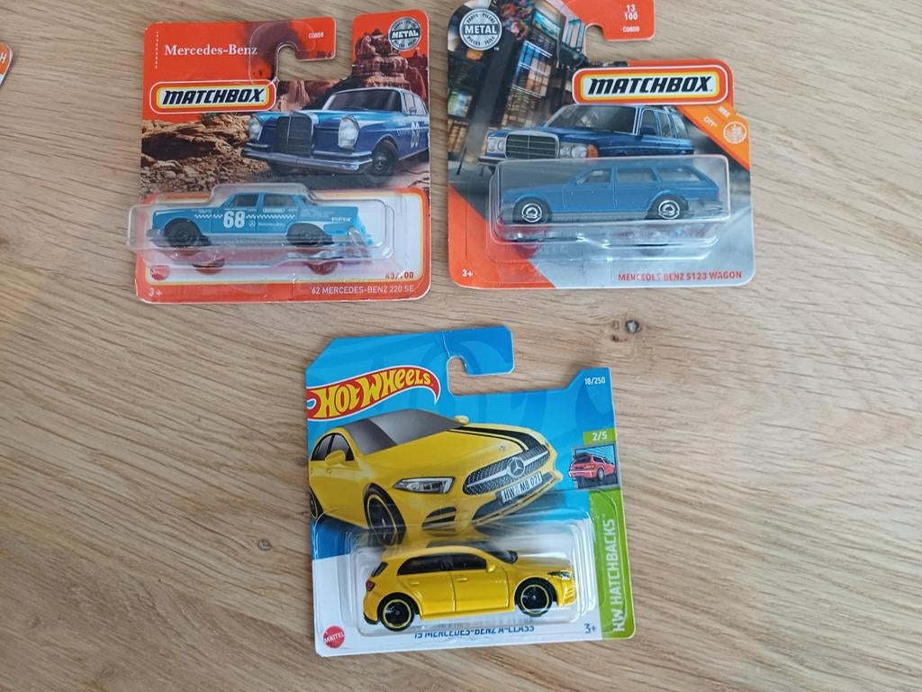 Mercedes-Benzen Matchbox&Hotwheels, Verzenden, Auto