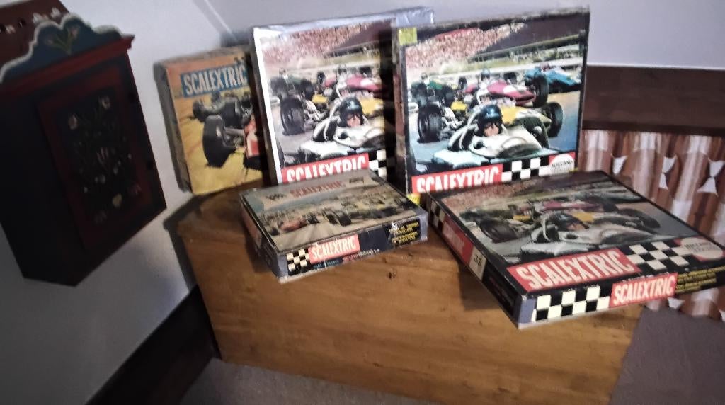 Scalextric racebanen, Elektrisch, Ophalen, Overige merken, Racebaan