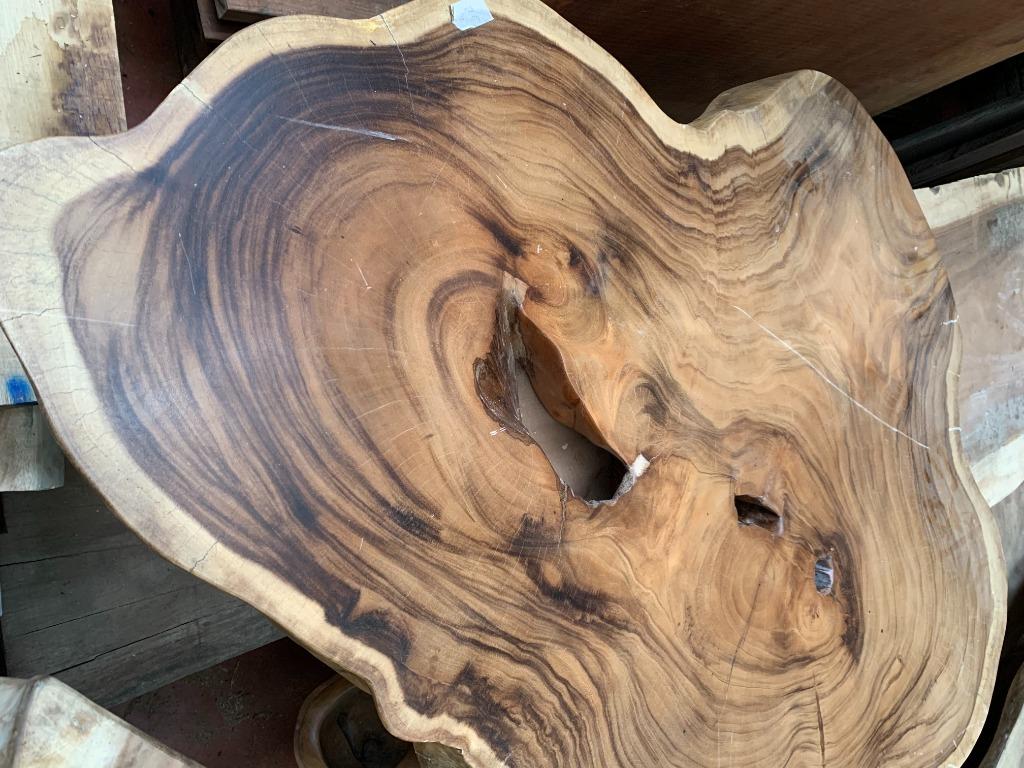 outlet  suar boomstamtafels watervaltafels, Ophalen, Nieuw, Hardhout, 250 cm of meer