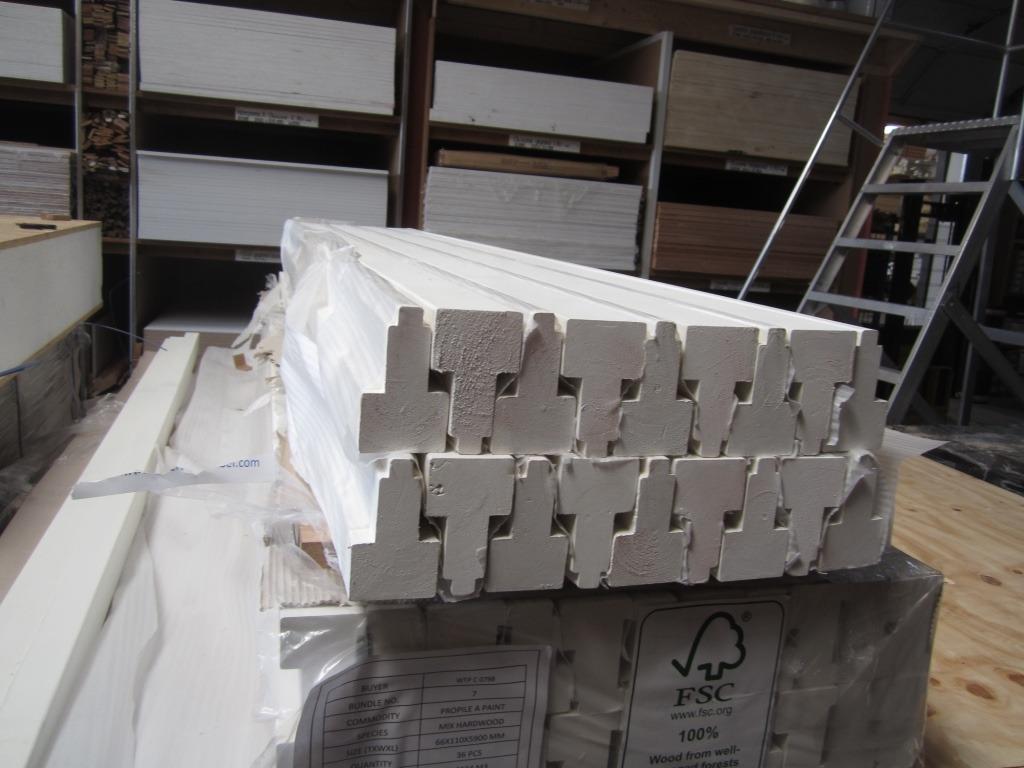 hardhouten kozijnhout profielen gegrond, Ophalen, Overige typen, Nieuw, Overige houtsoorten