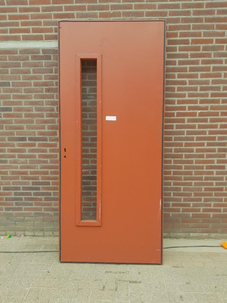 Hardhouten achterdeur nieuw (nr43), Doe-het-zelf en Verbouw, Deuren en Horren, Nieuw, Buitendeur, 200 tot 215 cm, Hout, Ophalen